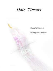 Extensión del pelo largo recto sintético - Multicolor - Ver 3