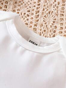 Baby Boy Two Tone Panda Costume Bodysuit & Hat - Black and White - View 4