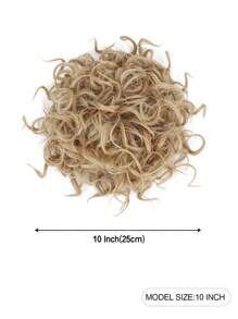 nimoki Short Body Wave Synthetic Hair Buns - Gold - View 2