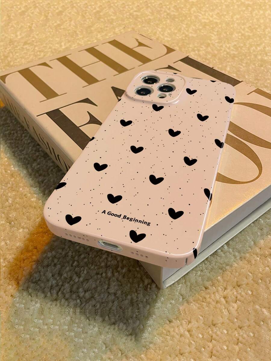 Heart Pattern Phone Case - Multicolor - View 1