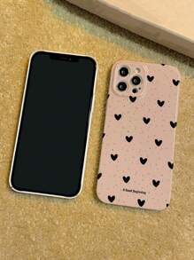 Heart Pattern Phone Case - Multicolor - View 2