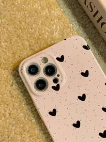 Heart Pattern Phone Case - Multicolor - View 5