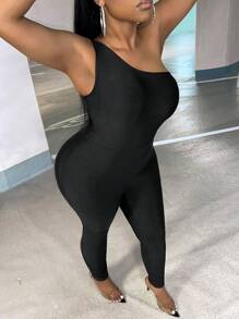 Slaydiva Kombinezony Rozmiar Plus Prosty Casual