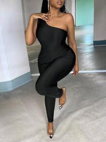 Slaydiva Kombinezony Rozmiar Plus Prosty Casual