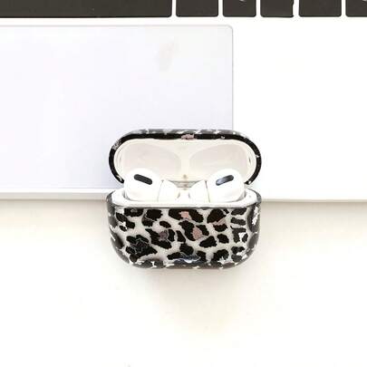 苹果玳瑁手机壳豹纹手机壳兼容 AirPods 兼容 Airpods1/2 AirPods Pro