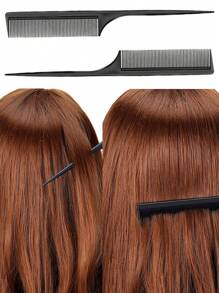 Wig Comb, 5pcs Wig Tool For Makeup - Black - View 5