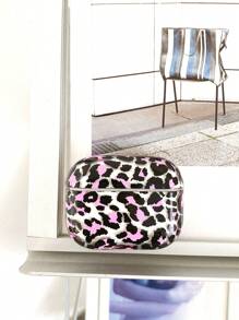 Vỏ bảo vệ tai nghe in họa tiết da báo màu đen và hồng bóng trong suốt bằng PC Water Ornament - Nhiều màu - Xem 5