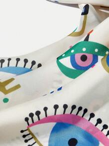 solmariart Vacation 1pc Women Eye Pattern Fashion Bandana, For Decoration - Multicolor - View 4