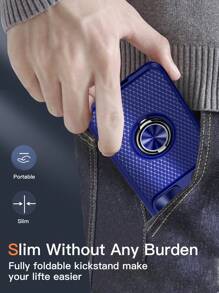 Lingzhì Bracket+suction Series Phone Case - Blue - View 6