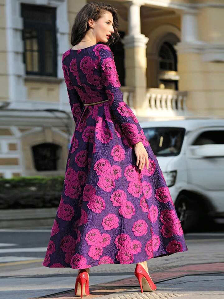 Flared hem dress hotsell