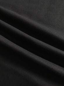 Manfinity Roghcode Men Rocket & Letter Graphic Tee - Black - View 5