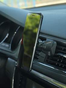 Magnetic Car Air Vent Phone Holder, Suitable As Gift For Boyfriend, Family - Black - View 2