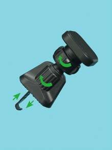 Magnetic Car Air Vent Phone Holder, Suitable As Gift For Boyfriend, Family - Black - View 6