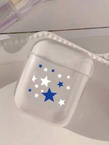 星星圖案透明保護殼適用於AirPods - 彩色 - 查看 2