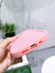Bear Design Phone Case - Pink - View 4