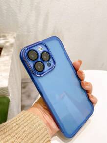 Vỏ điện thoại trong suốt đơn giản - Màu xanh lam - Xem 6