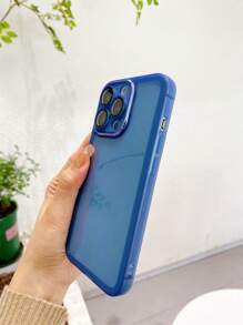 Vỏ điện thoại trong suốt đơn giản - Màu xanh lam - Xem 8