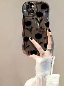 Floral Pattern Phone Case - Multicolor - View 3