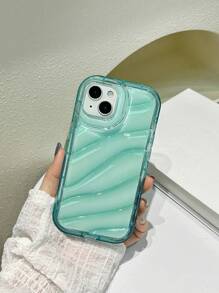 Ốp điện thoại trong suốt chống rơi trơn - màu xanh lá - Xem 1