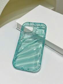 Ốp điện thoại trong suốt chống rơi trơn - màu xanh lá - Xem 2