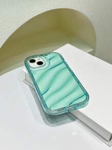 Ốp điện thoại trong suốt chống rơi trơn - màu xanh lá - Xem 3