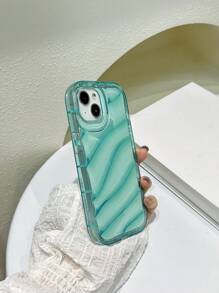 Ốp điện thoại trong suốt chống rơi trơn - màu xanh lá - Xem 4