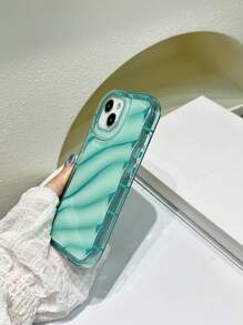 Ốp điện thoại trong suốt chống rơi trơn - màu xanh lá - Xem 5