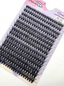 280 片 40D D 卷曲混合 9-16 毫米假睫毛 DIY 簇状睫毛 单根睫毛延长 簇状睫毛、睫毛簇、单根睫毛、睫毛、假睫毛 - 黑色 - 查看 7