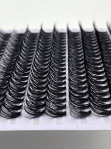 280 片 40D D 卷曲混合 9-16 毫米假睫毛 DIY 簇状睫毛 单根睫毛延长 簇状睫毛、睫毛簇、单根睫毛、睫毛、假睫毛 - 黑色 - 查看 8