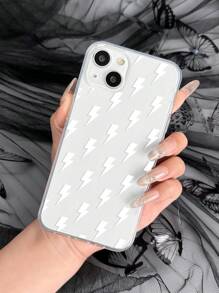 Lightning Pattern Clear Phone Case,International Version, Not The Domestic Version - Clear - View 1