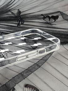 Lightning Pattern Clear Phone Case,International Version, Not The Domestic Version - Clear - View 2