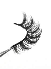 MAGEFY Lông Mi Giả, 10 Đôi Tách Ra Lông Mi Giả Thiên Nhiên Crisscross Mềm Mại Hàng Mi Giả Lông Mi Giả Dây - màu đen - Xem 5