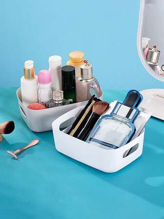 2个大容量化妆品收纳盒，女士礼物，圣诞礼物，女士送礼佳品，房间装饰