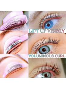 Natural Curly Eyelash Perm Pad, 7pairs Silicone Long Lasting Lash Extension Tool Suitable For All Eye Shape