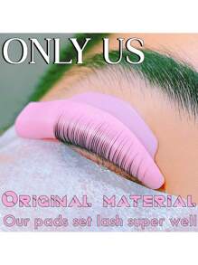 Natural Curly Eyelash Perm Pad, 7pairs Silicone Long Lasting Lash Extension Tool Suitable For All Eye Shape