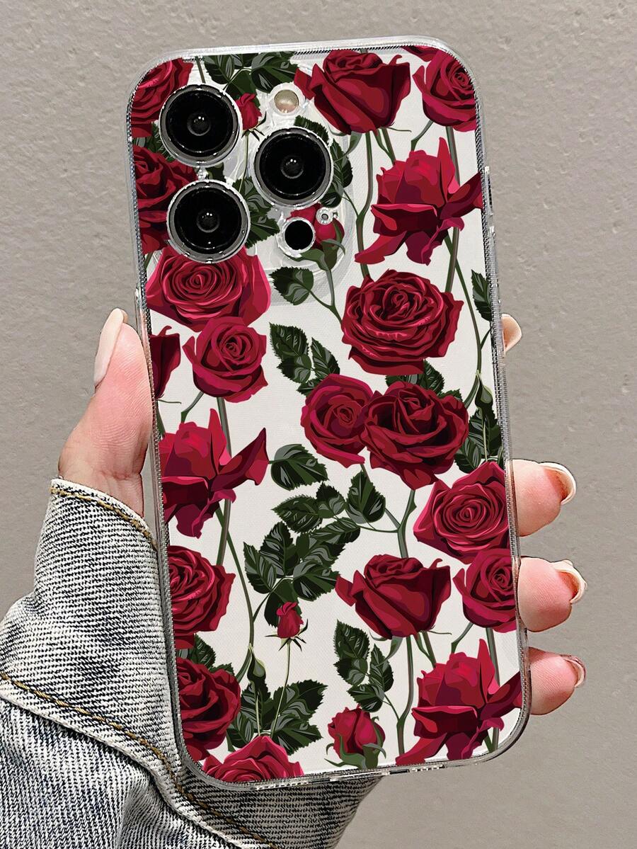 玫瑰樣式手機外殼 - 彩色 - 查看 1