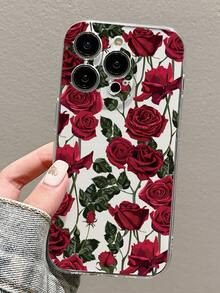 玫瑰樣式手機外殼 - 彩色 - 查看 2