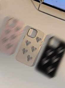 Ốp Điện Thoại Hình Trái Tim Tương Thích Với iPhone 15/15Pro/15Plus/15Promax - trắng - Xem 7