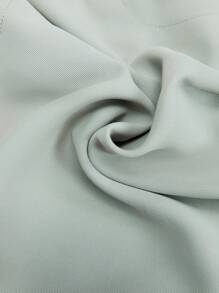 BizChic 素色上衣和前紐扣短褲工作服 - 薄荷綠 - 查看 4