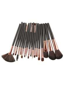 MAANGE 18件套专业化妆刷套装，包含腮红刷、粉底刷、眼影刷、晕染刷、高光刷、眼线刷、眉刷等，柔软舒适，是打造精致妆容的理想之选。套装包含各种化妆刷，是化妆工具的完美组合，也是馈赠佳品。 - 黑色 - 查看 3