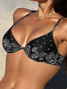 Bikinx Paisley Print Underwire Bikini Top Summer - Multicolor - View 3