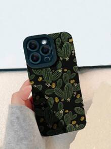 Cactus Pattern Phone Case - Multicolor - View 3