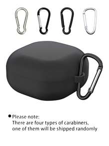 Vỏ silicon trơn tương thích với Samsung Galaxy Buds Pro/Live - màu đen - Xem 5