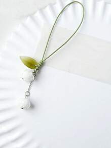 Flower Decor Phone Lanyard - Multicolor - View 2