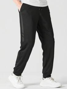 SHEIN Daily&Casual Quần Thể thao Nam - màu đen - Xem 6