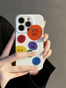 Funda para móvil con estampado de letra - Multicolor - Ver 1