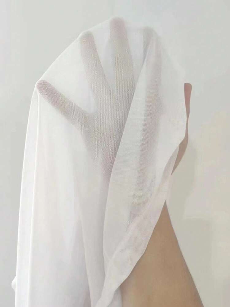 Summer Beach Letter & Palm Tree Print Cover Up