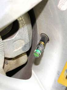 4pcs Copper Alloy Car Tire Valve Cap - Silver - View 1