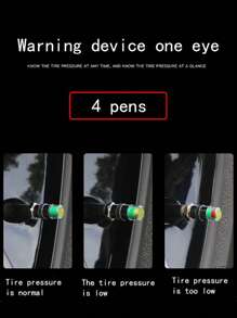 4pcs Copper Alloy Car Tire Valve Cap - Silver - View 6