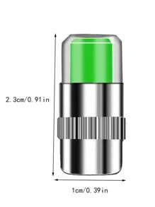 4pcs Copper Alloy Car Tire Valve Cap - Silver - View 8